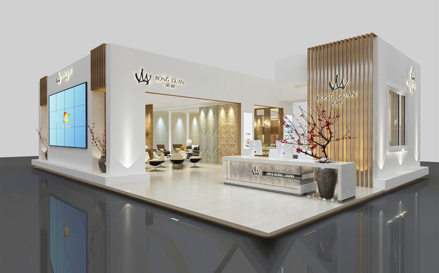佛山市榮冠玻璃展臺(tái)搭建
