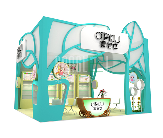 御宅女展臺(tái)設(shè)計(jì)搭建