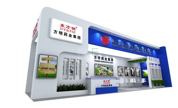 方明藥業(yè)展臺設(shè)計搭建