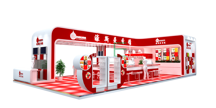 濠斯曼香精展臺設(shè)計搭建