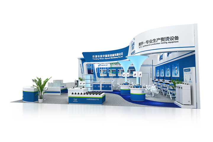 上海美宇服裝機(jī)械展臺(tái)設(shè)計(jì)搭建